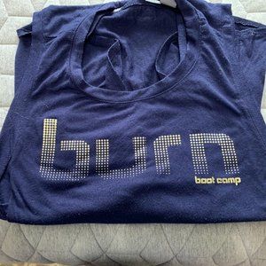 Burn Bootcamp Navy Tank - Size - M